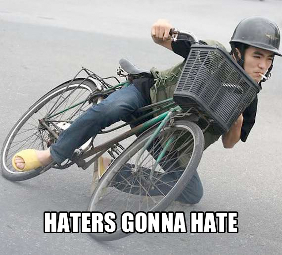 Файл:Haters-gonna-hate-smoking-bike-slide.jpg