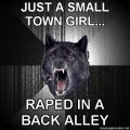Просто девочка из маленького города… изнасилованная в глухой подворотне