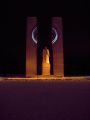 Памятник Бин Ладену в Челябинске в честь его победы над адскими башнями