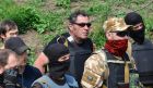 Украинская армия. На заднем фоне в очках некто Франческо Фальконе, итальянский наёмник