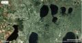 Гугл. Вид Челябинска из космоса