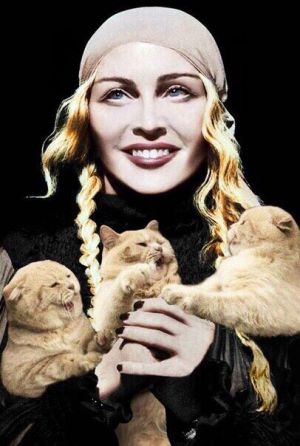 Мадонна с фанатами