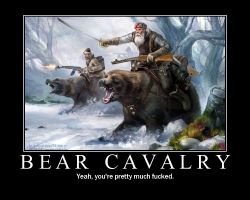 Медвежья кавалерия наступает!