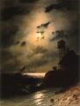«Лунный пейзаж с кораблекрушением», 1863