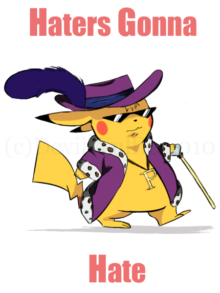 Файл:Haters gonna hate pikachu.png