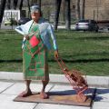 Скульптурная композиция «Бабка с кравчучкой», Киев