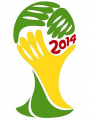 Логотип чемпионата мира по футболу 2014 кагбэ намекает