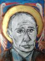 Портрет Святого Путина со стерхами с картины Химера Православия.