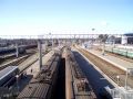 Вид на железнодорожные пути Главного Вокзала Челябинска