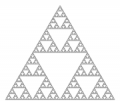 Треугольник Серпинского — трифорс в трифорсе в трифорсе…