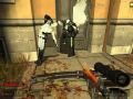 Жестоко и насильственно прибитые к стене комбайны ГО-шники в Half Life 2