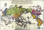 Поцреотическая карта мира (XVIII век)