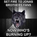 Подожги фанатов братьев Джонас. Ну и кто теперь «в огне»?