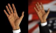 Секретный знак на руке Обамы